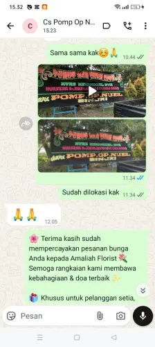 Testimonial Papan Bunga jalupanggirang